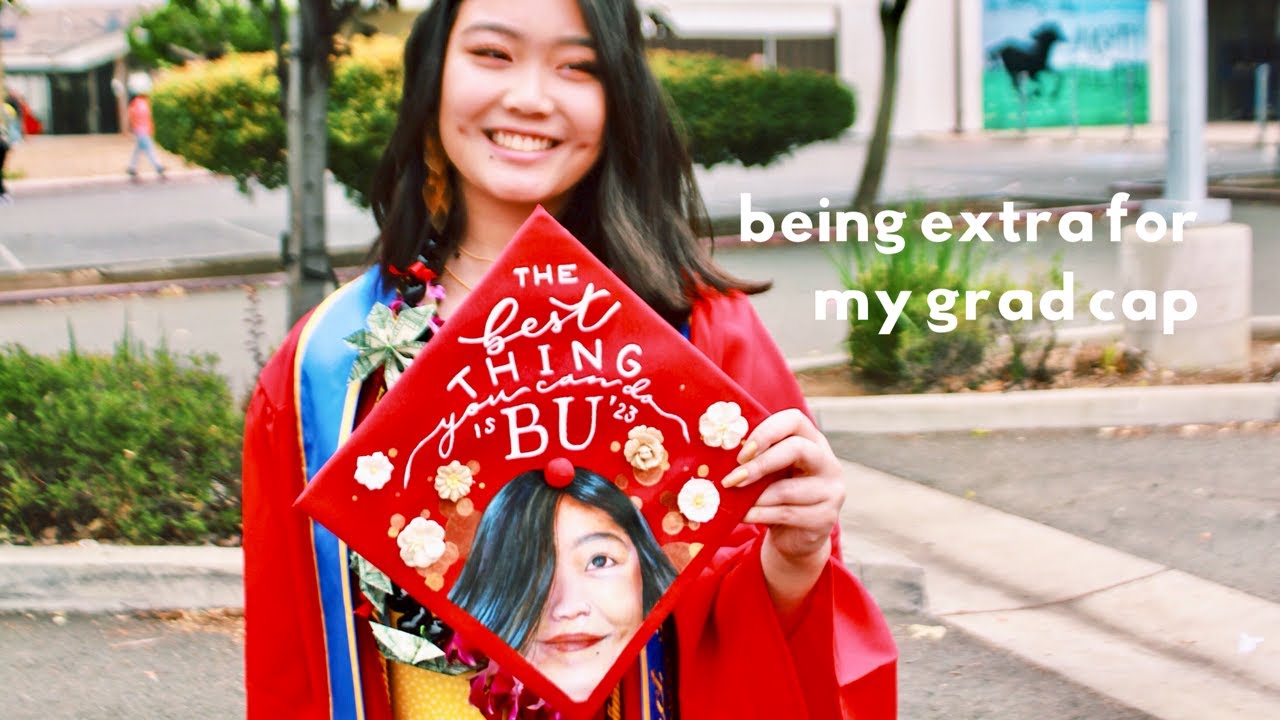 painting my graduation cap (+ grad night bonus)