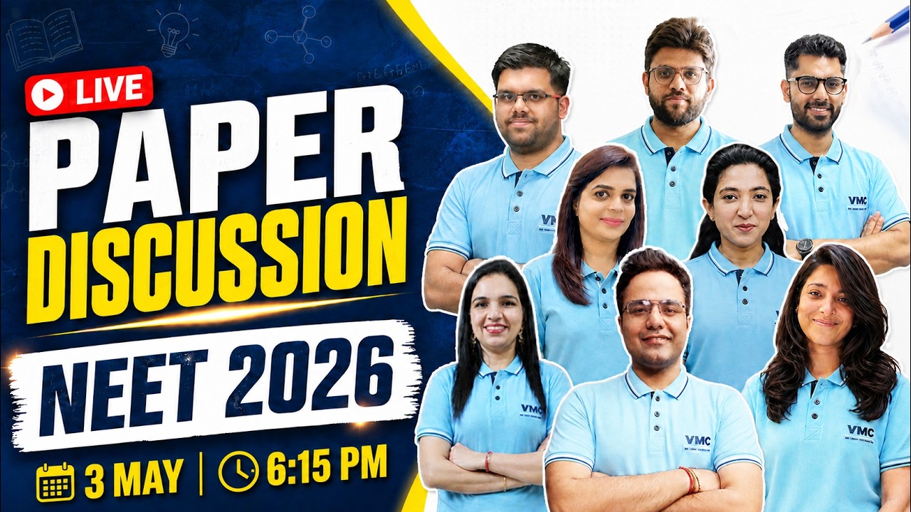 NEET 2026 LIVE PAPER DISCUSSION | VIDYAMANDIR CLASSES