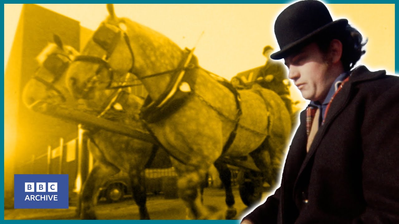 1974: BREWERY HORSES MAKING HAY | Nationwide | Weird and Wonderful | BBC Archive