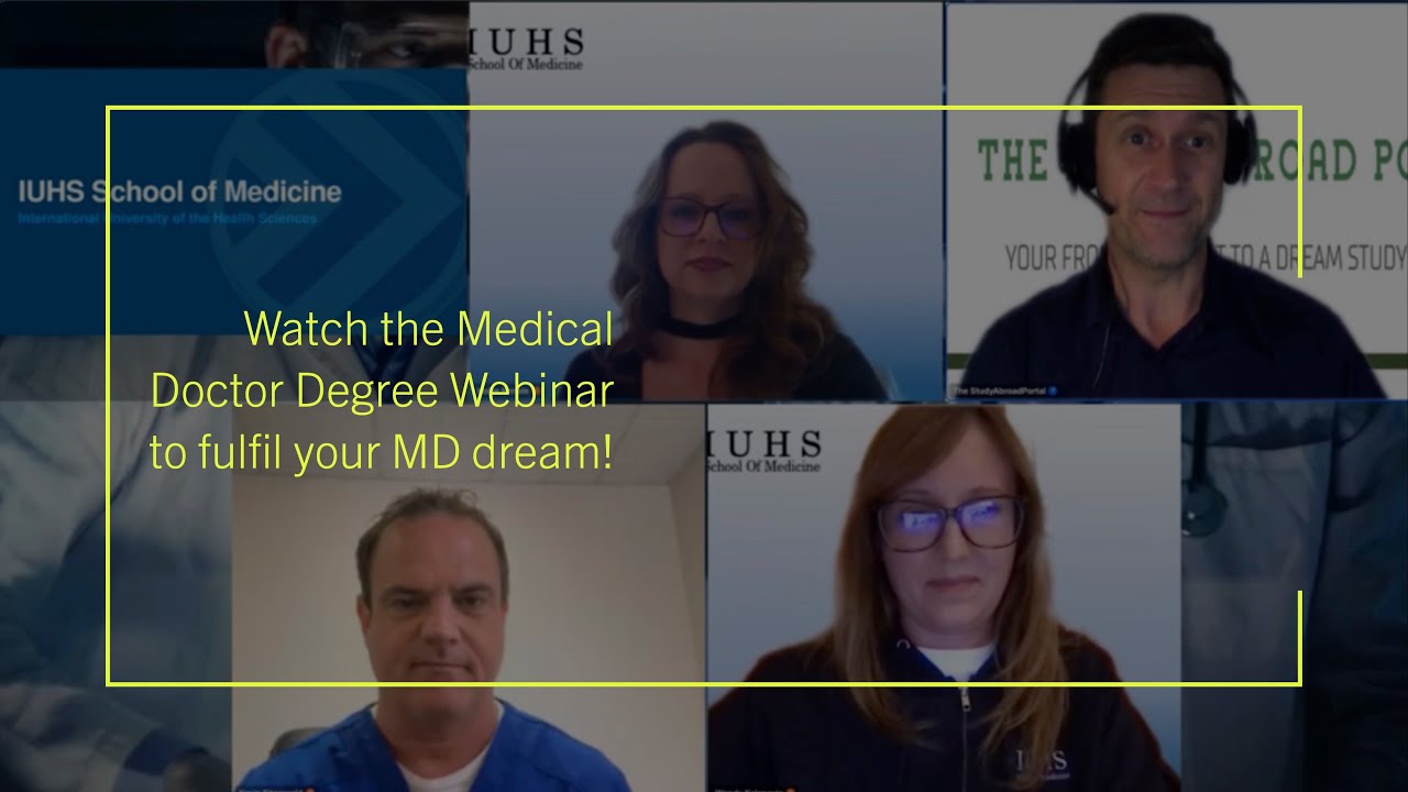 Medical Doctor Degree Webinar by IUHS School of Medicine