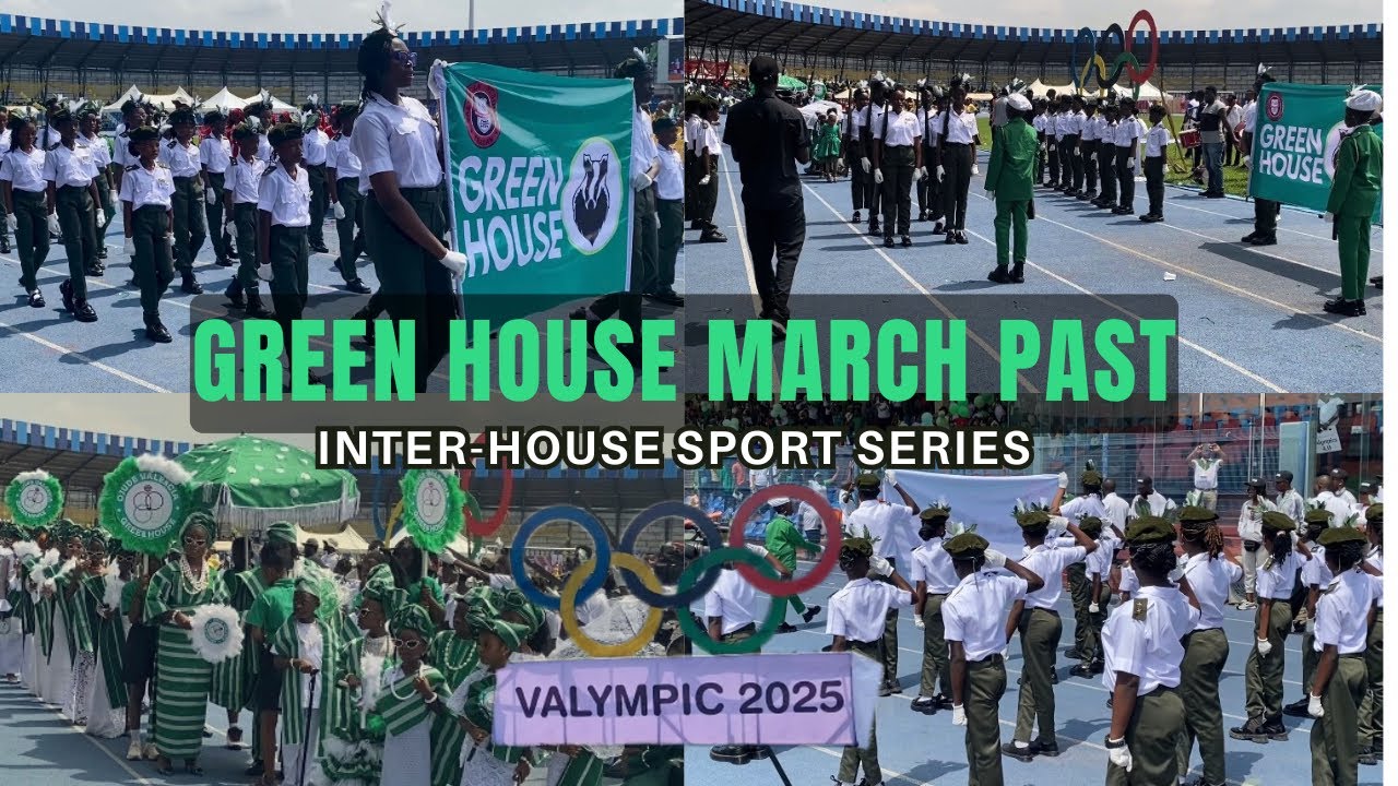 GREEN HOUSE MARCH-PAST || Valympic 4.0 || 2025 ¦¦ Inter-House sport day series with The Amazon Deb