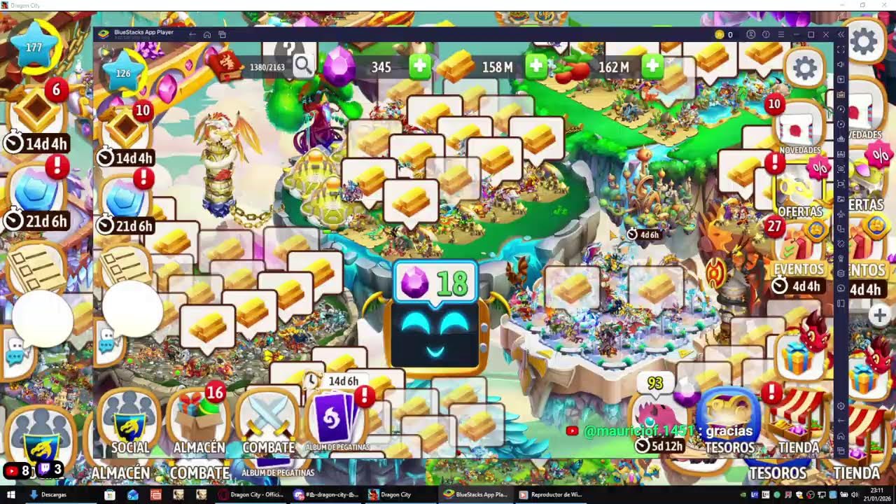 ( Live🔴) Dragon City! ( Live🔴) Se acabo los descansos! cofre de ligas! + álbum s41n7k1ll3rs