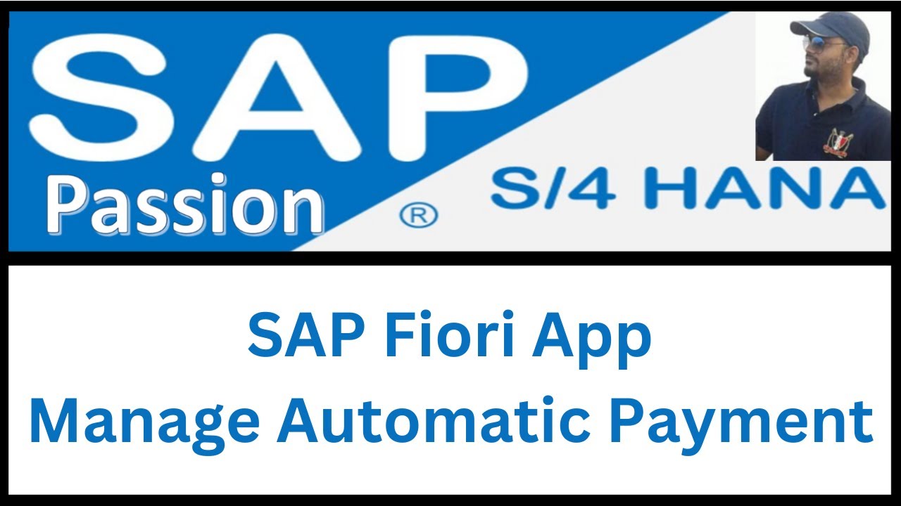 Приложение SAP Fiori — управление автоматическими платежами