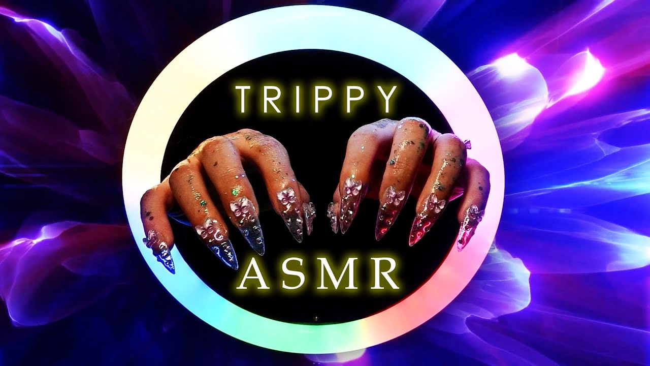 ASMR Hypnotic Delta Waves 💜 Invisible Triggers, Hand Movements, & Trippy Visuals 😵‍💫