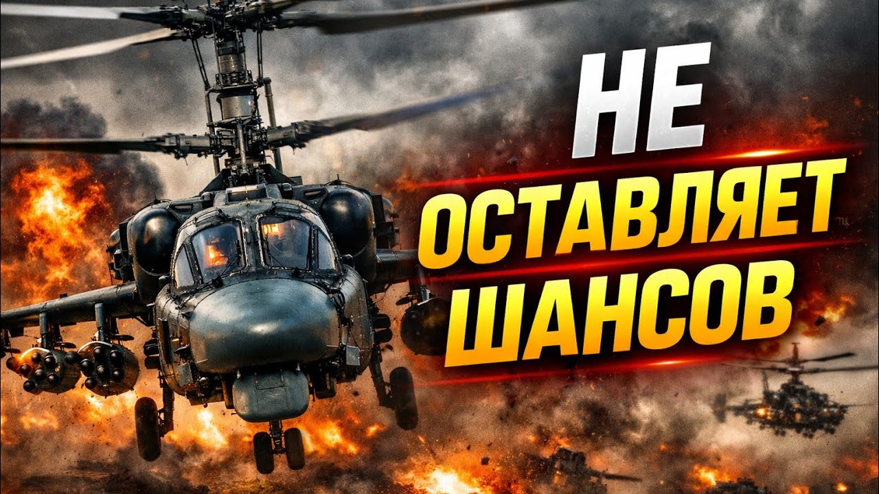 ПОЯВЛЯЕТСЯ И СТИРАЕТ С ЗЕМЛИ | Ка-52 Аллигатор в действии