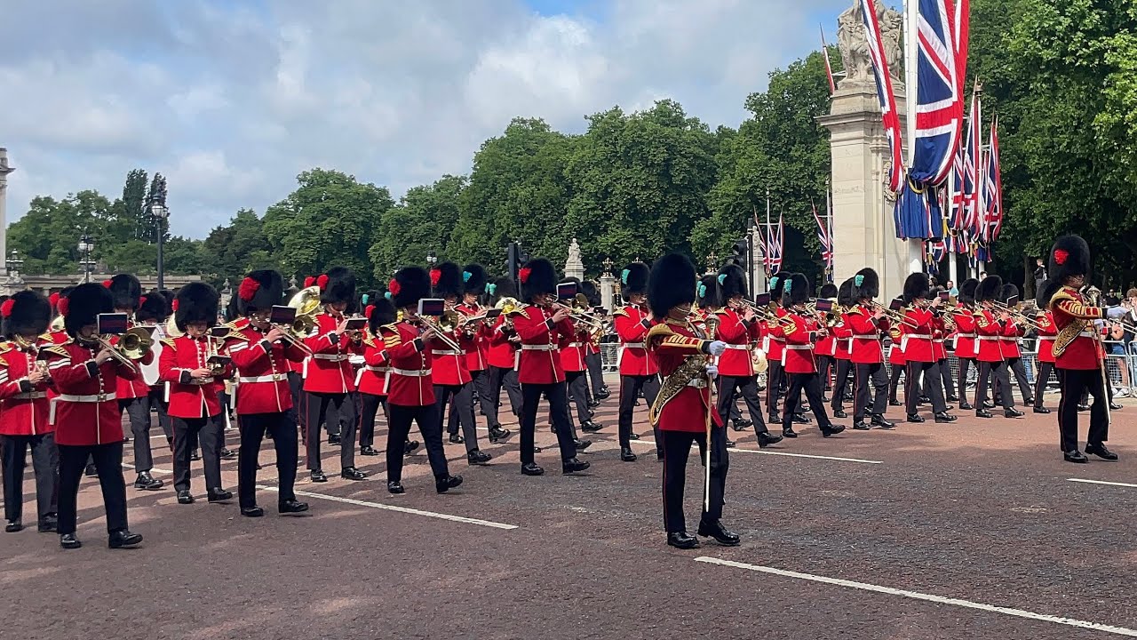 Bands and Guards March to Horse Guards Parade - Brigade Majors Review 2025