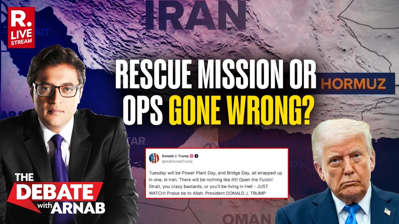 Debate With Arnab LIVE: Trump&rsquo;s Profanity On Truth Social Linked To His Operation Gone Wrong In Iran