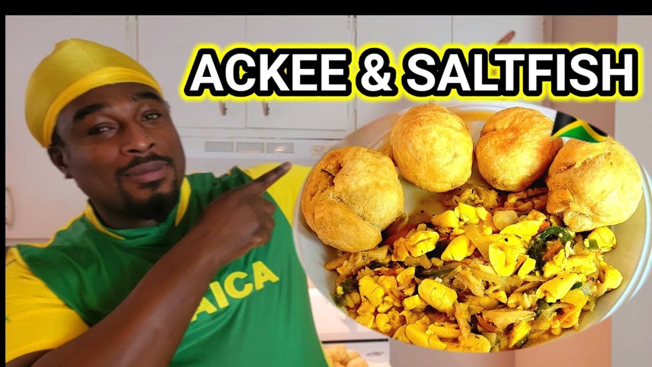 Ackee and Saltfish Recipe with fried Dumplings| how to make Jamaican Ackee and Saltfish