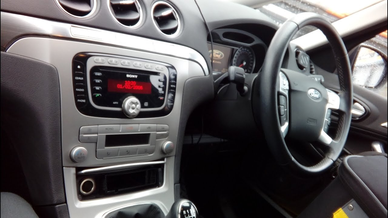 Ford S-Max как снять заводскую магнитолу 2006 -2015 простое руководство.