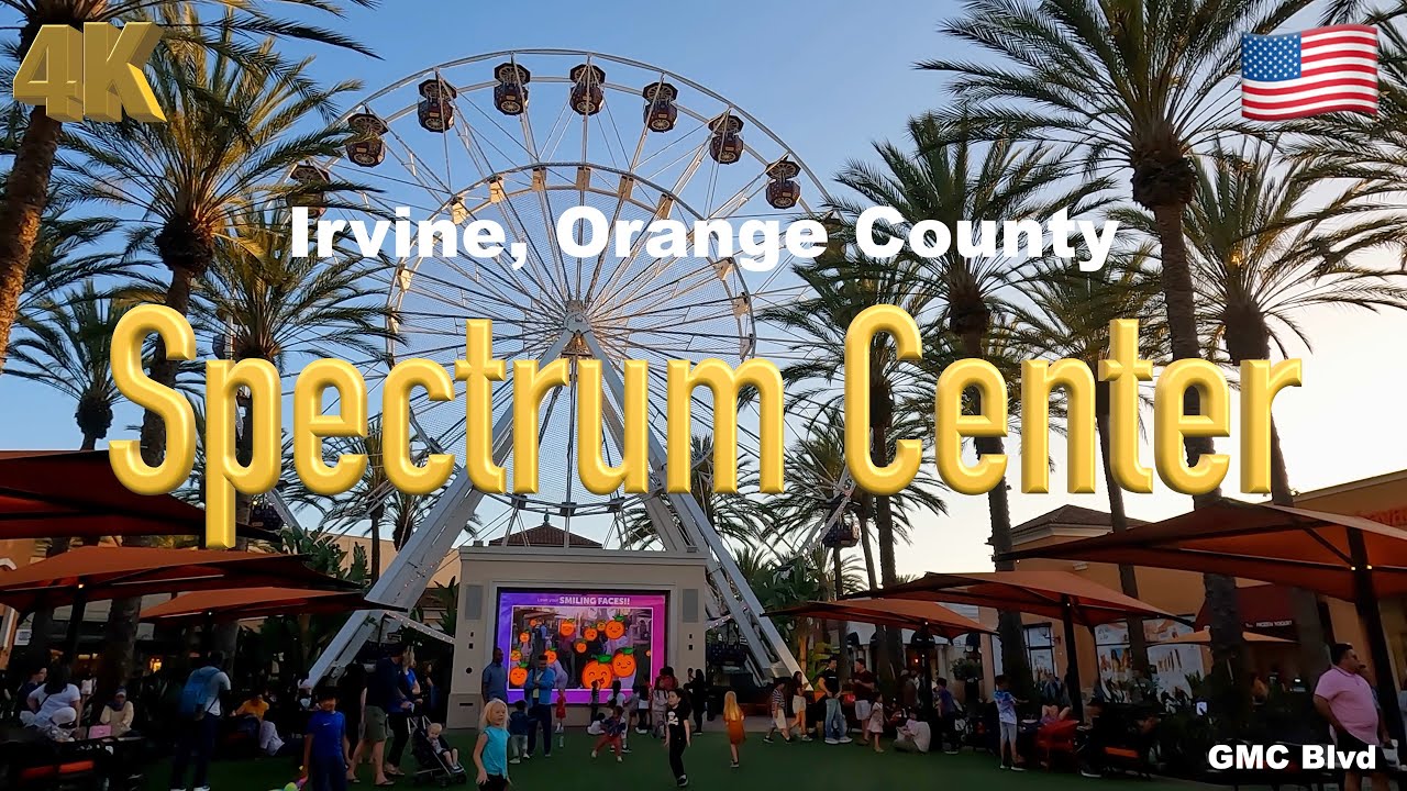[4K] Irvine Spectrum Center, California USA in Jun 2022 - Walk