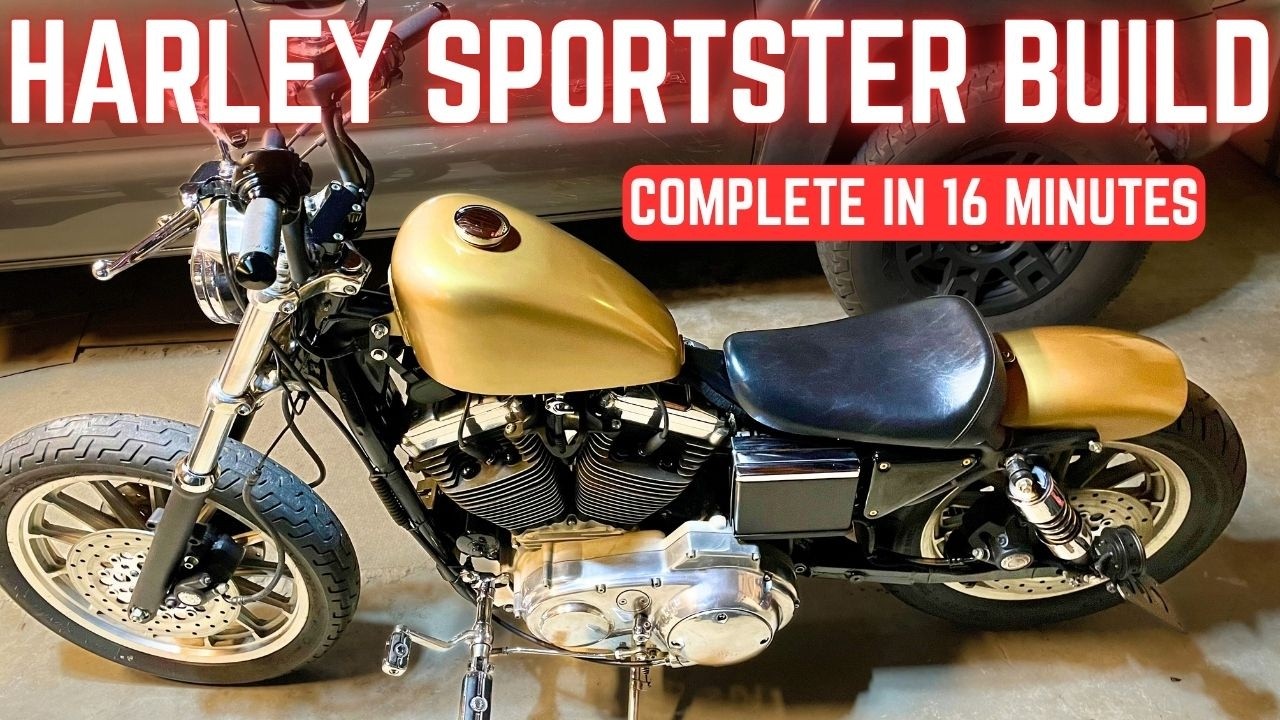 SPORTSTER COMPLETE RESTORE START TO FINISH. 1997 Harley Davidson Sportster 1200.