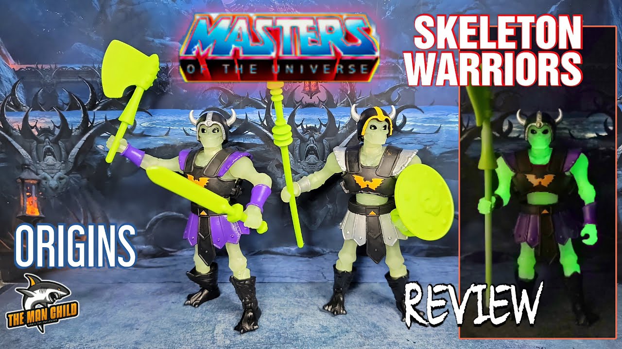 Masters of the Universe Origins Skeleton Warriors figures Review!