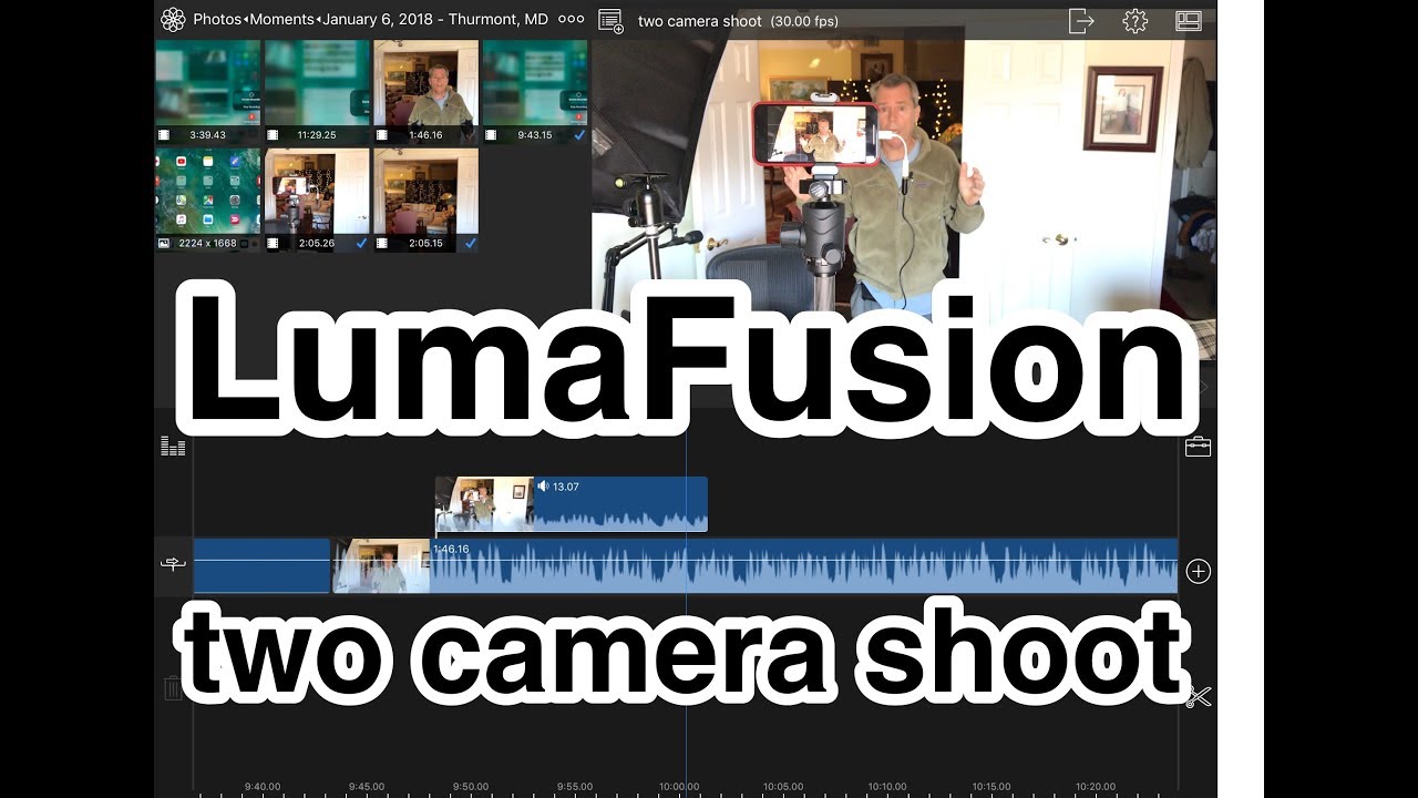 Two Camera Shoot LumaFusion