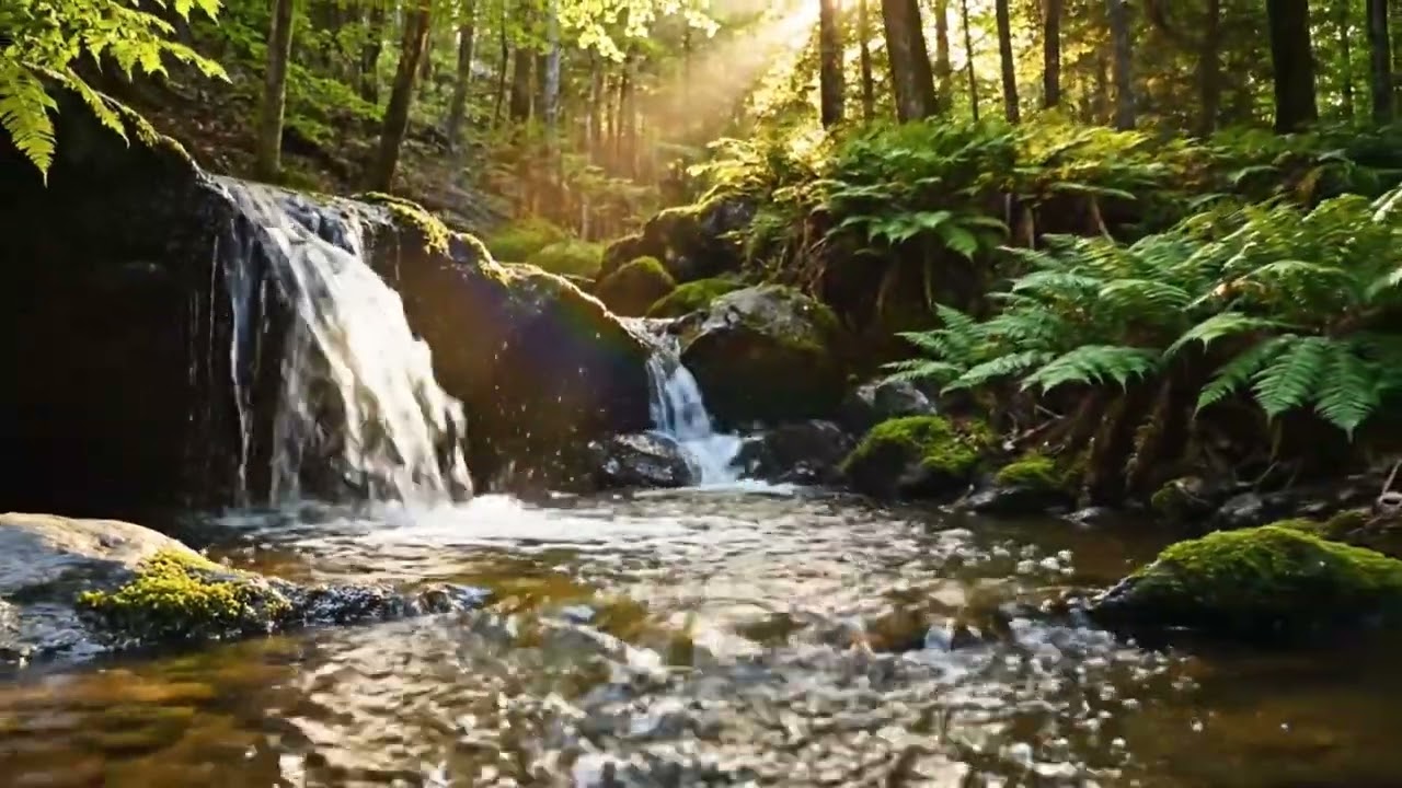 Relaxing Music & Water Sounds for Meditation - Relieve Stress,