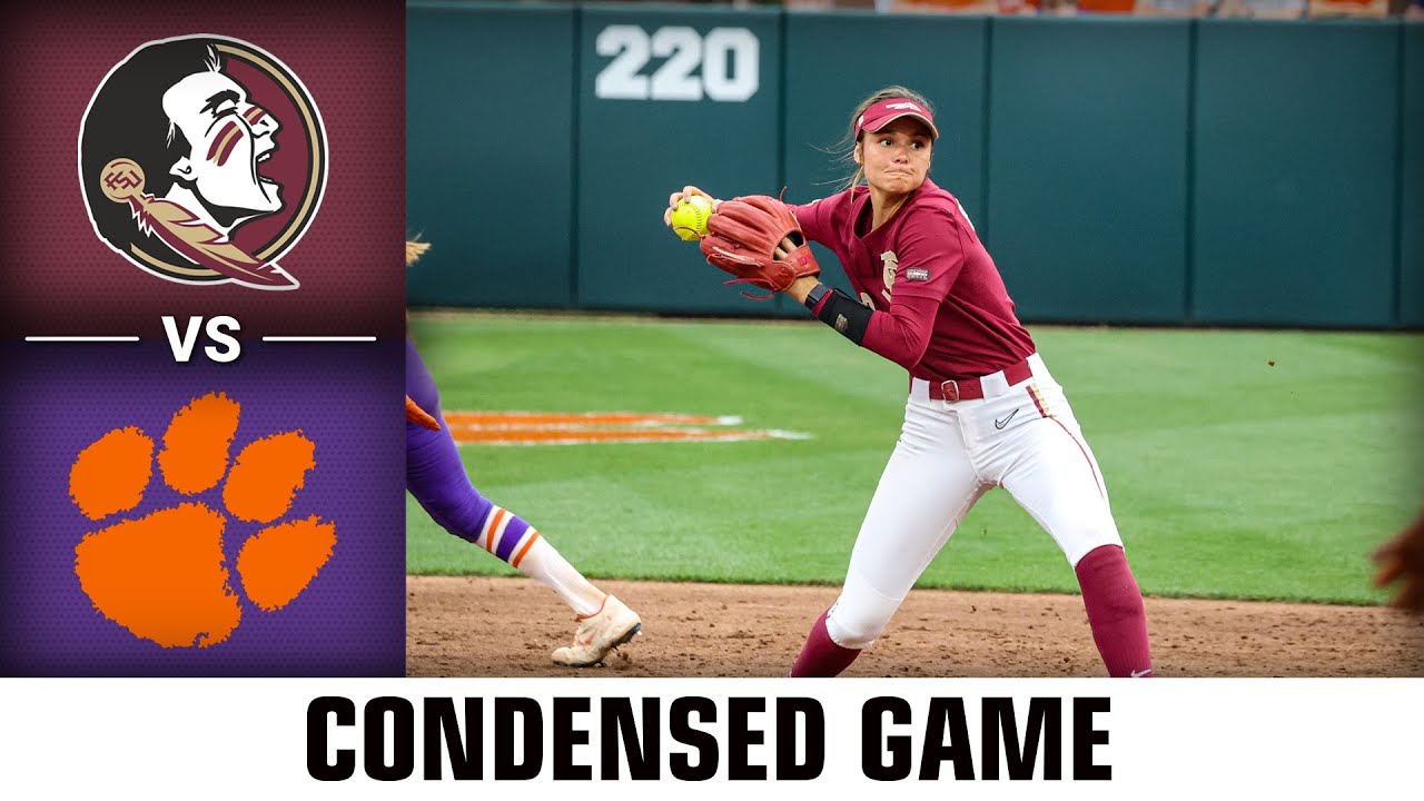 Florida State vs. Clemson Condensed Game | 2023 ACC Softball (Game 1)
