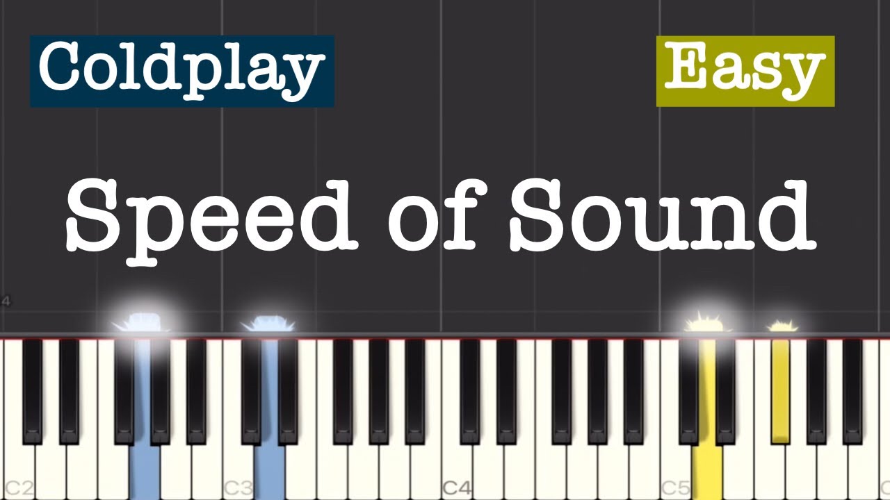 Coldplay - Speed Of Sound Piano Tutorial | Easy