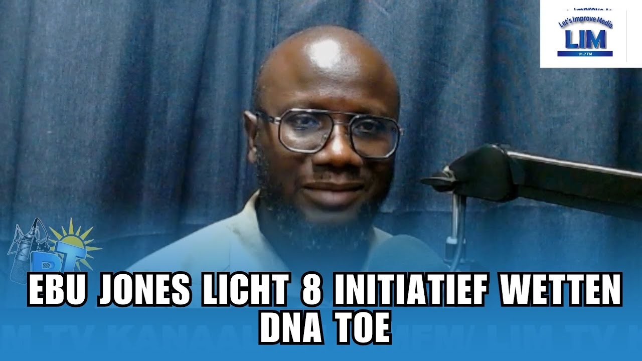 BT DINSDAG 6 JAN 2026 || EBU JONES LICHT 8 INITIATIEFWETTEN DNA TOE
