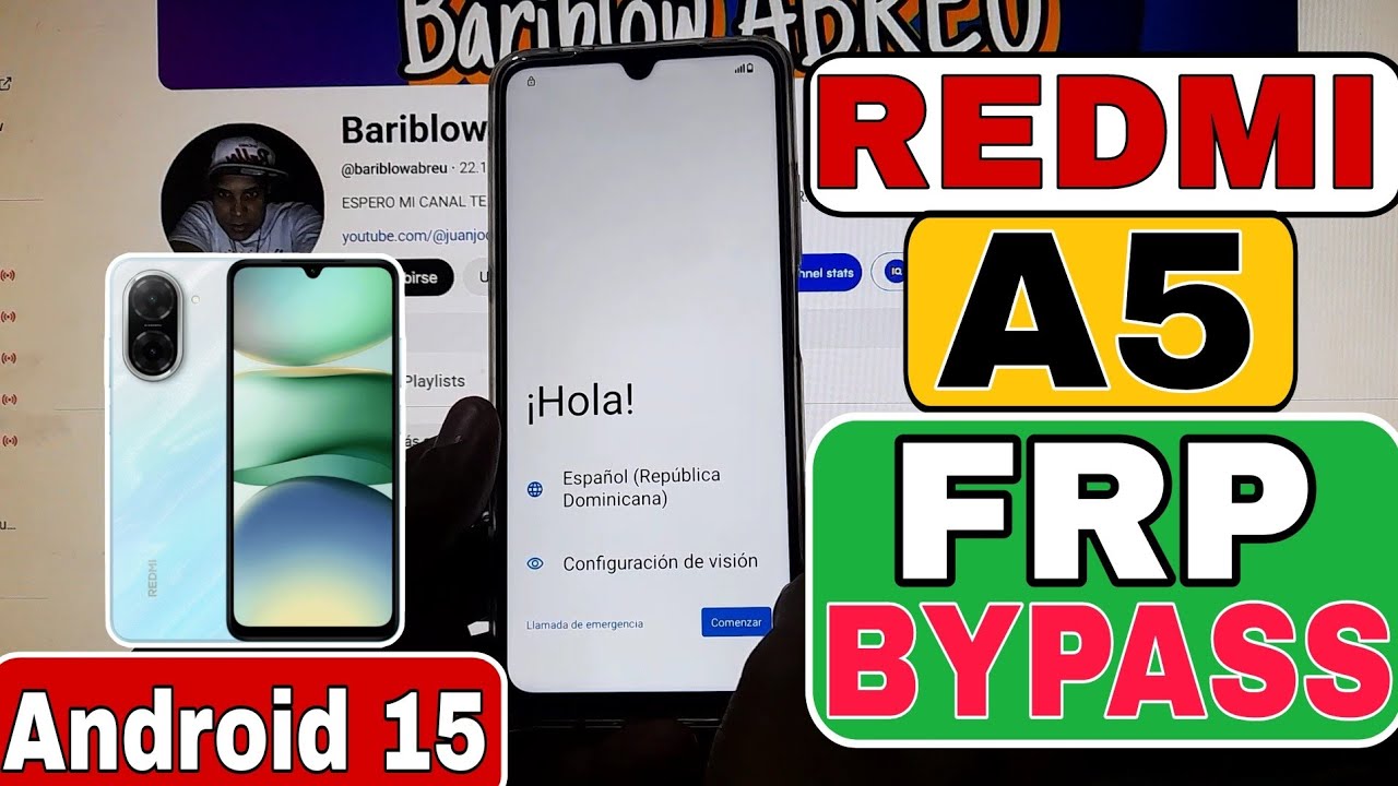 Eliminar Cuenta de Google Redmi A5 Android 15 | 2026 | Redmi A5 Frp Bypass Android 15 🤩