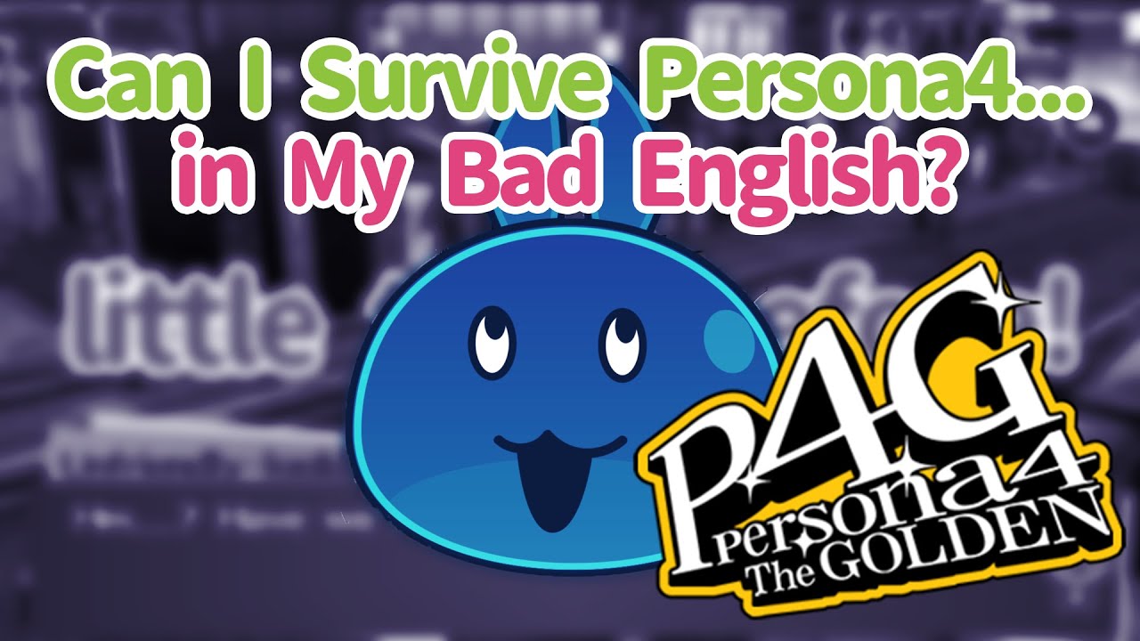Playing Persona4... With My Very Broken English🐰😂🐰#1