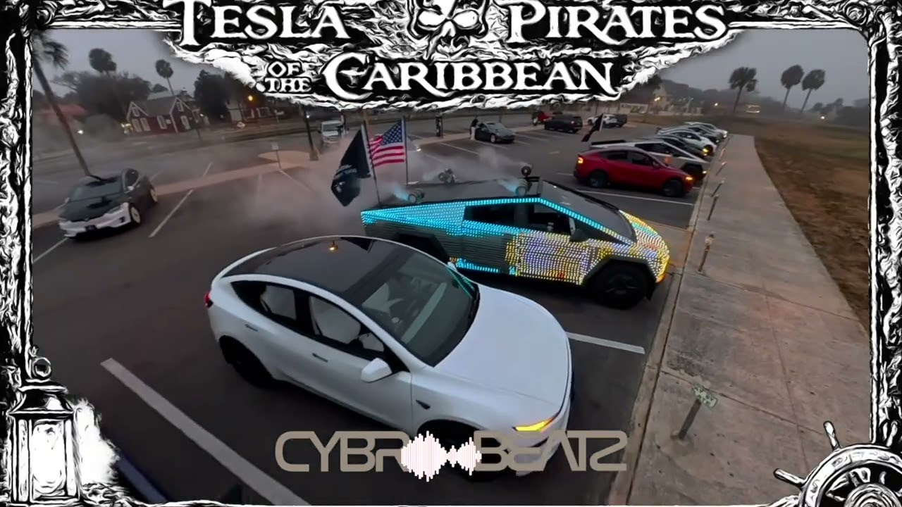 CYBRBEATZ Tesla Pirates of the Caribbean Seize Castillo De San Marcos in St. Augustine, FL