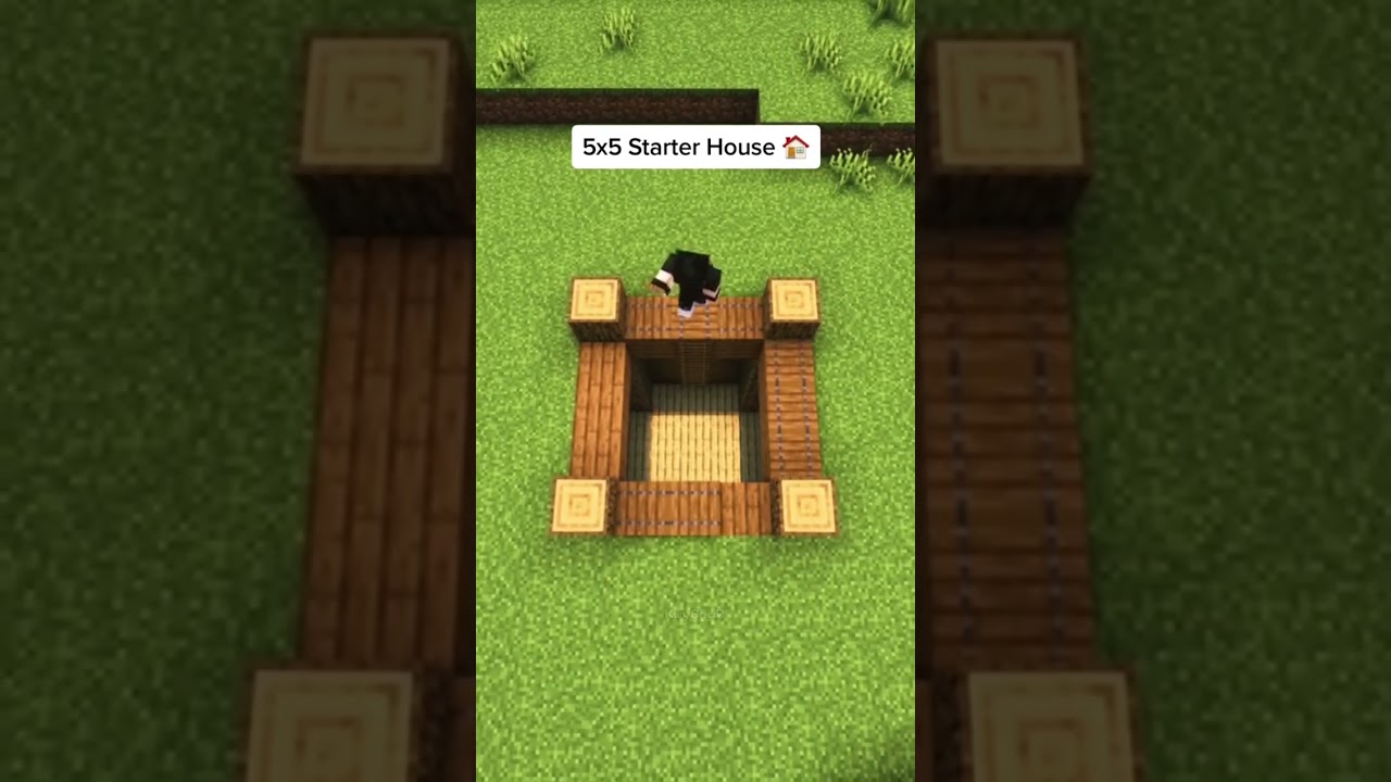 5x5 MINECRAFT Starter House!