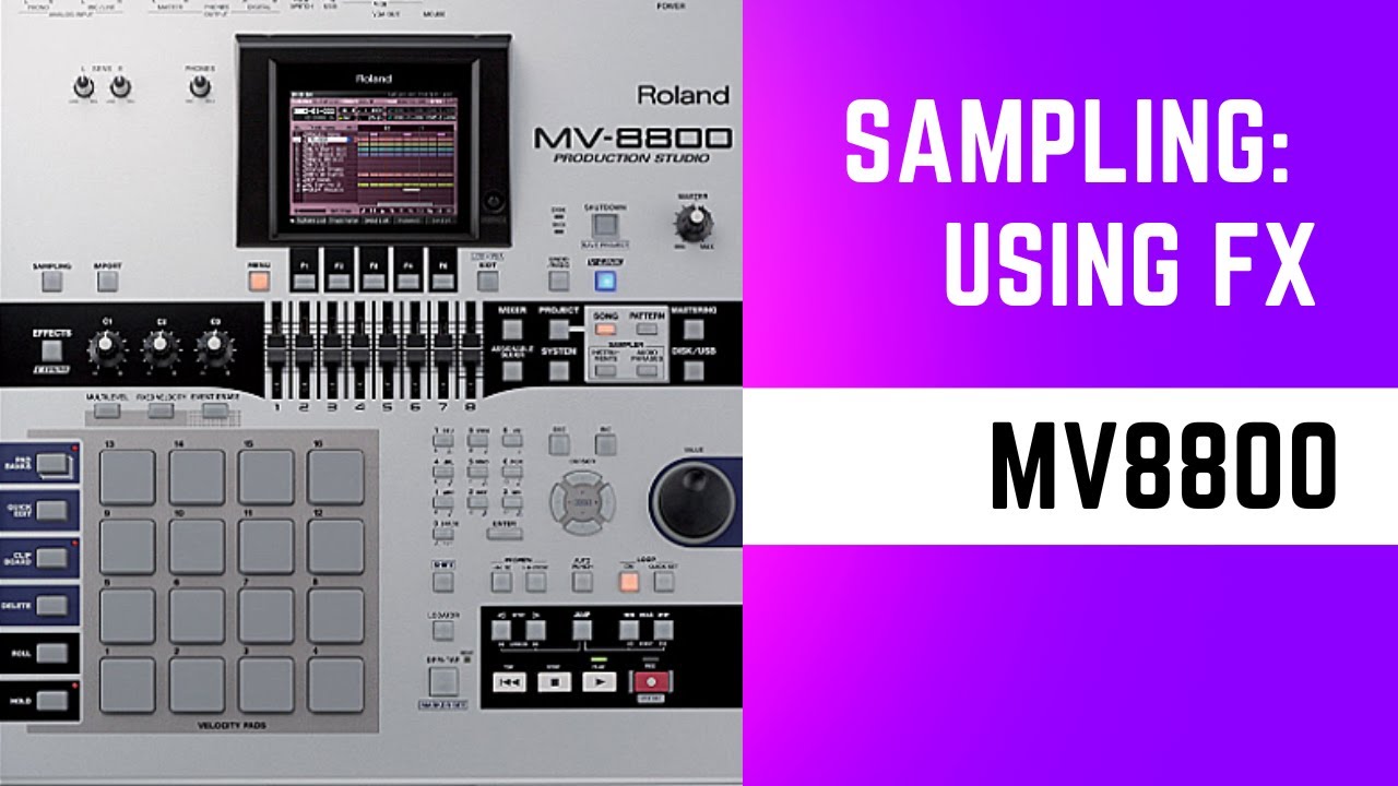 [New] Sampling using MFX MV 8800