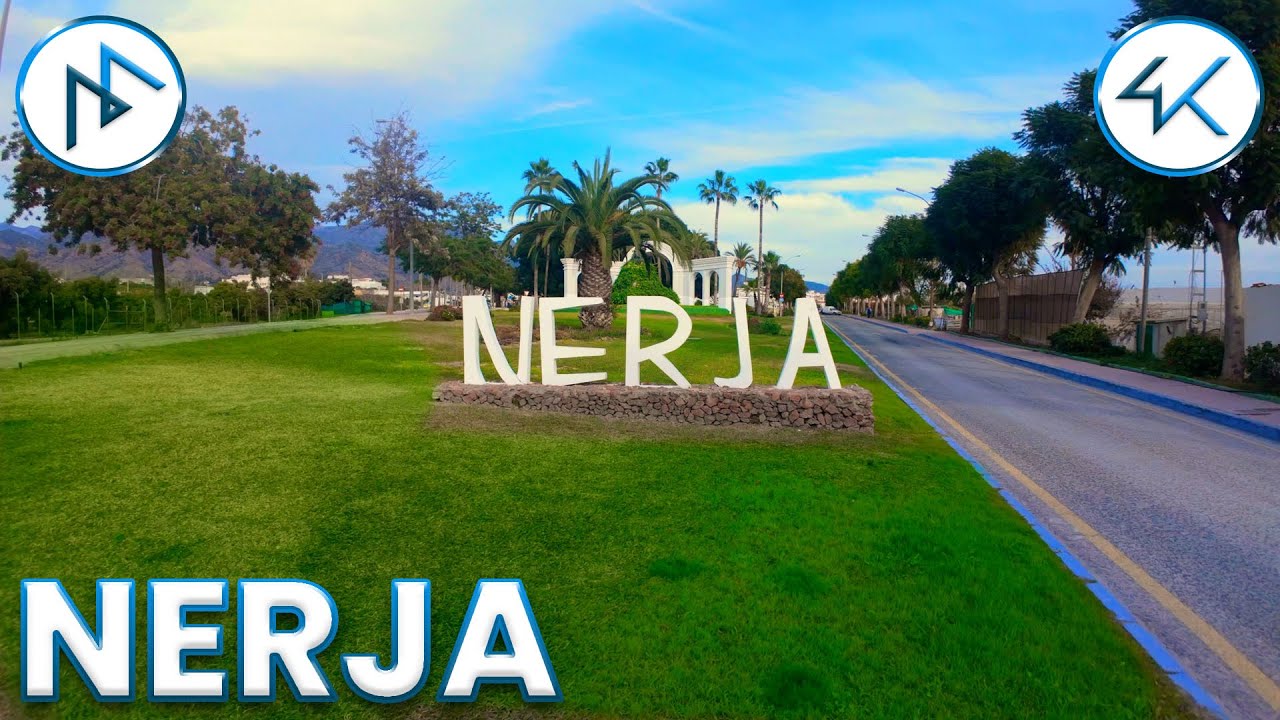 🌴 Walking Tour Nerja, Spain 🇪🇸 | 4K
