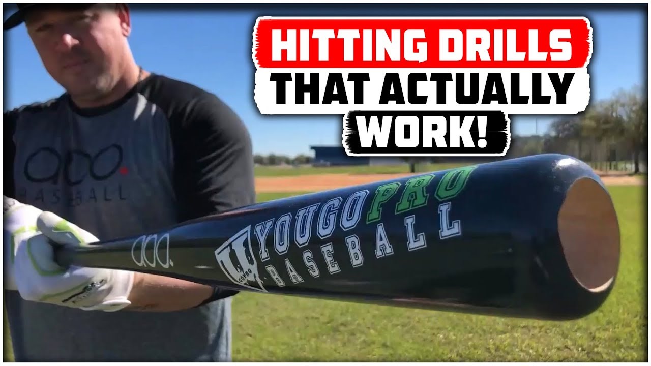 6 Baseball Hitting Drills to work Middle/Opposite Field!  (and to STOP✋Pulling the Ball/Roll Over)