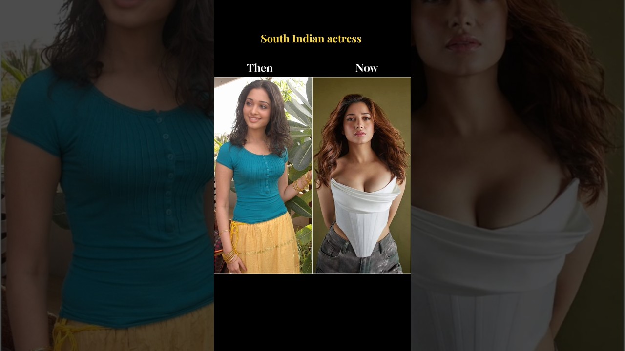Then vs Now 🔥 South Indian Actresses Amazing Transformation 😍 #shorts #southindianactress