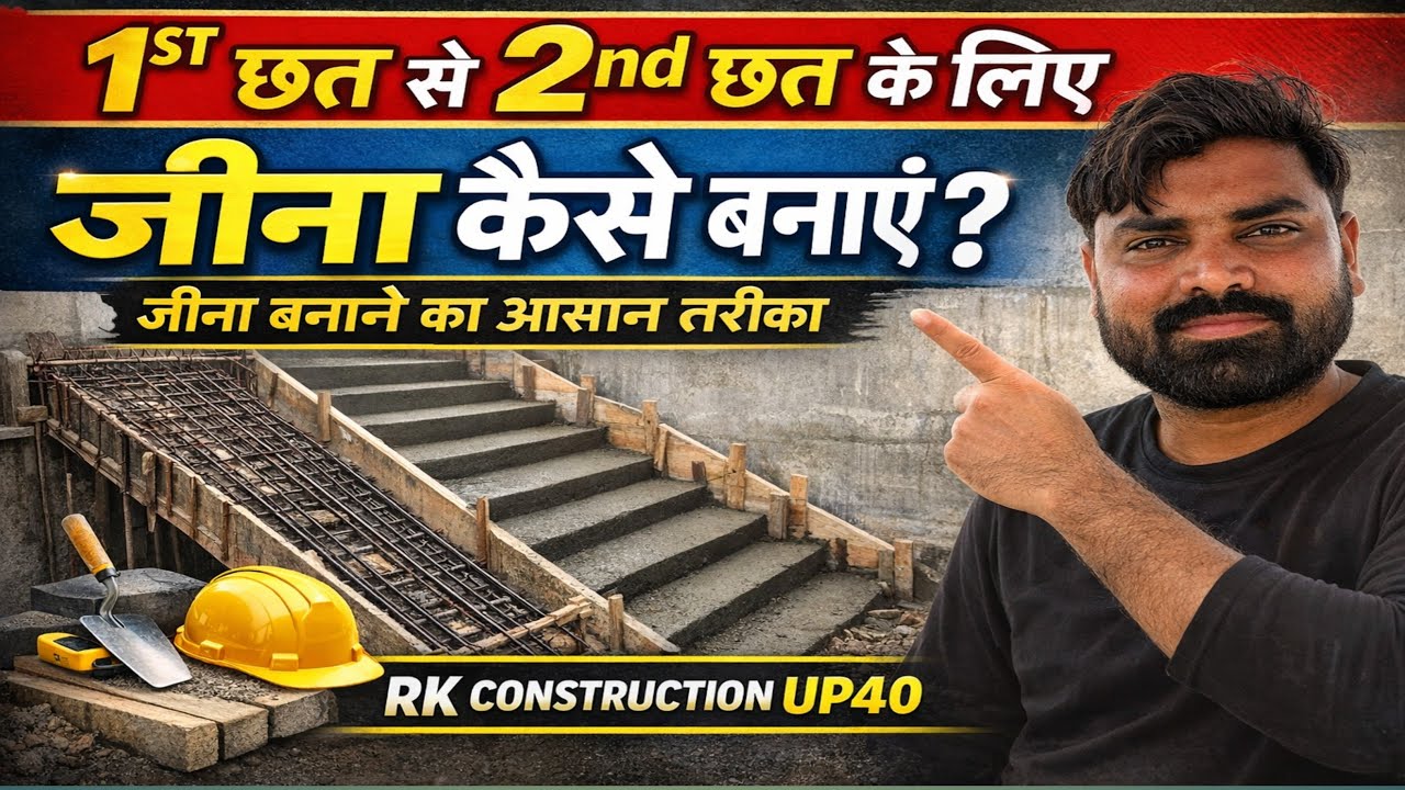 जीना का नाप कैसे निकाले | सीढ़ी का सही नाप कैसे लें | पूरा प्रोफेशनल तरीका