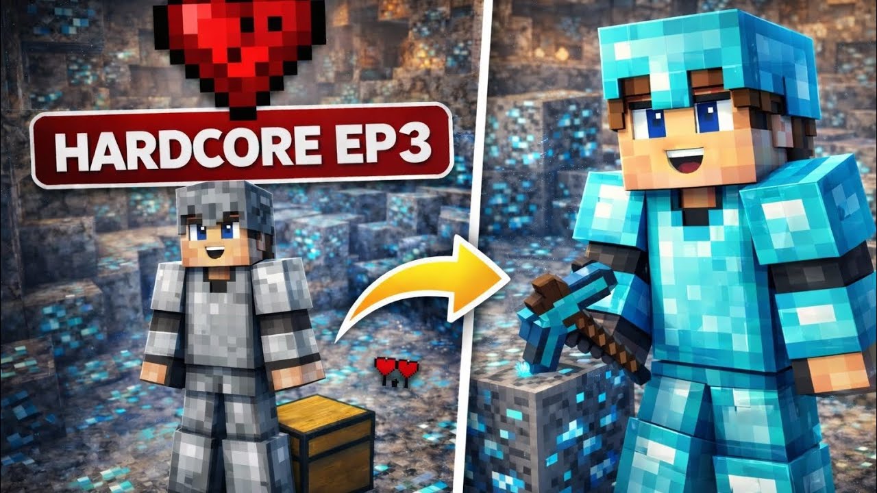 MINECRAFT HARDCORE episode-3 