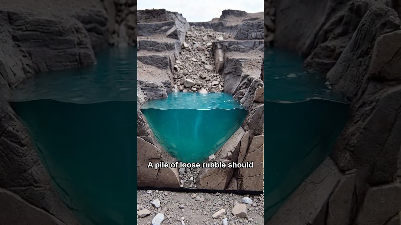The Barrier Lake That Sealed Itself