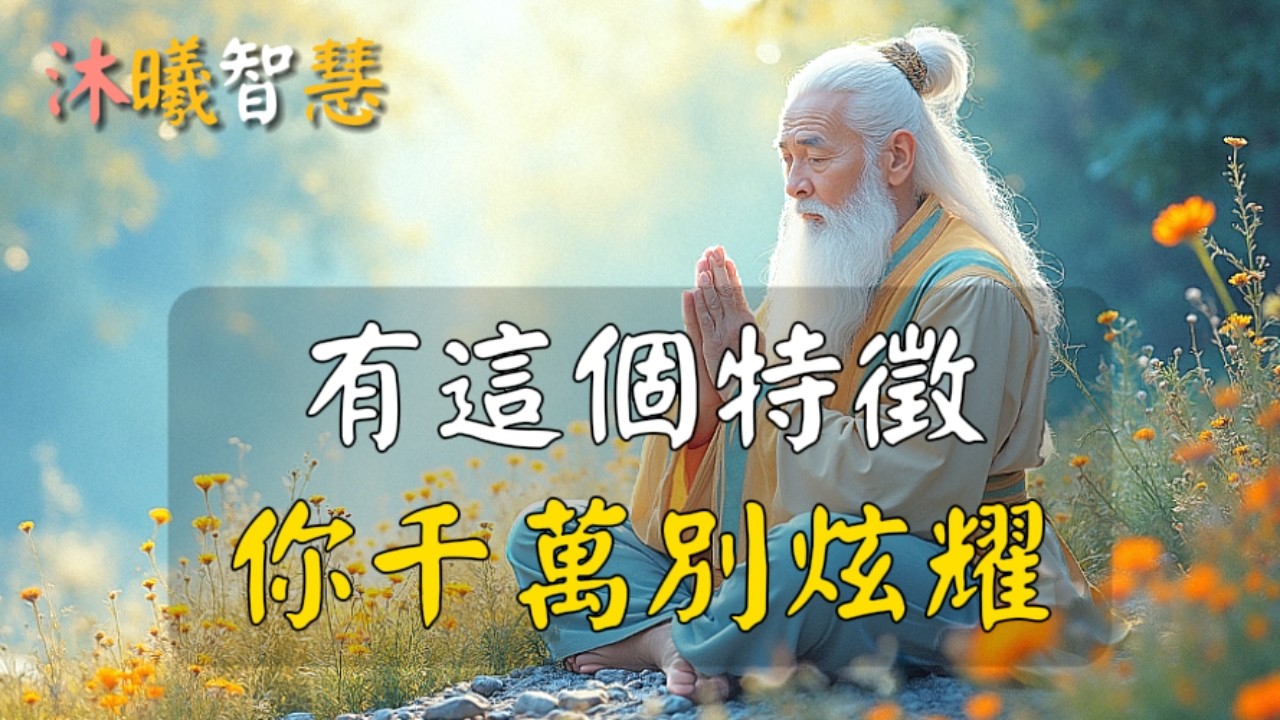 有這個特徵，千萬別炫耀！#沐曦智慧 lo