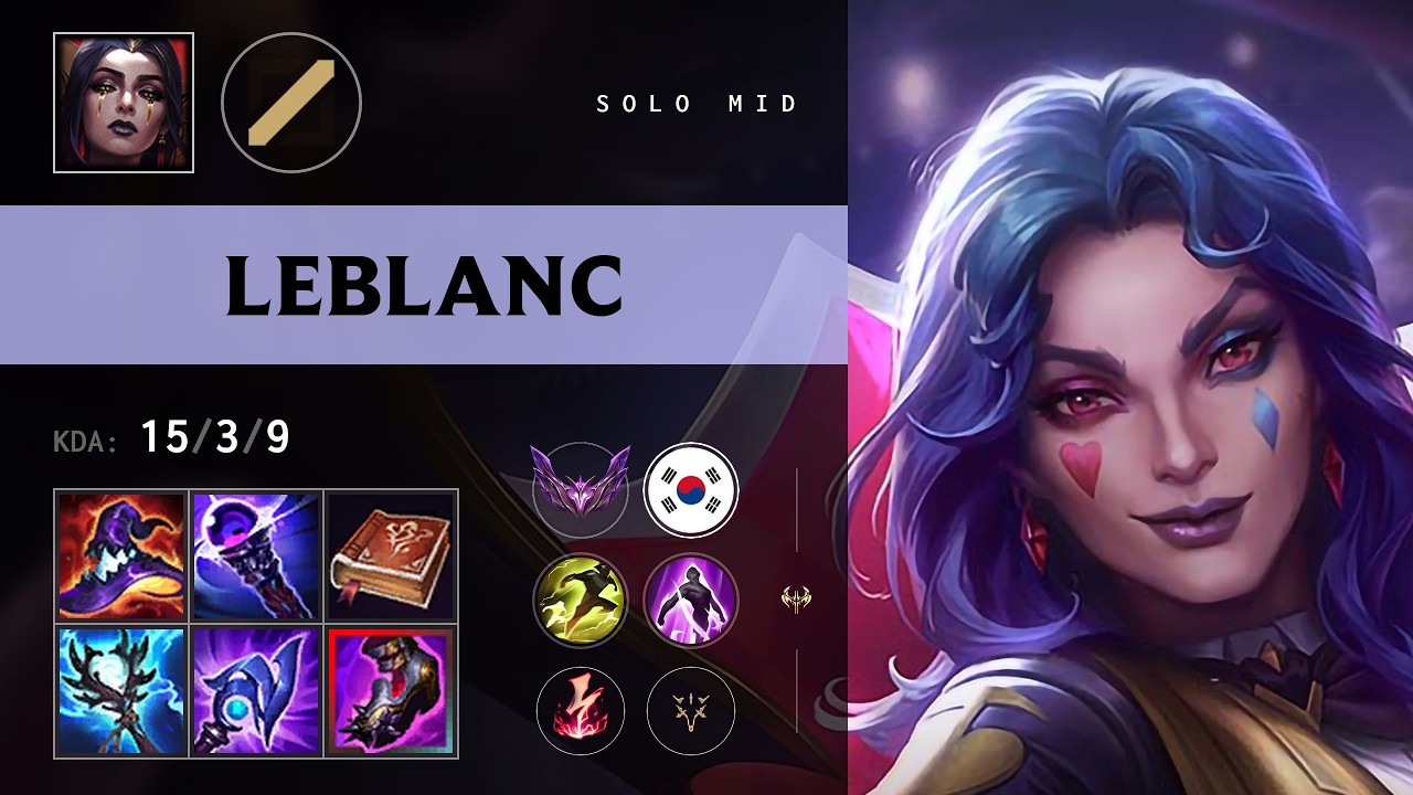 LeBlanc Mid vs Ekko - KR Master Patch 26.18