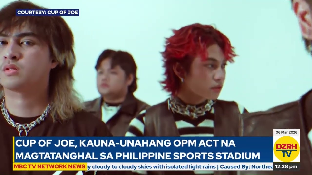 CUP OF JOE, KAUNA-UNAHANG OPM ACT NA MAGTATANGHAL SA PHILIPPINE SPORTS STADIUM