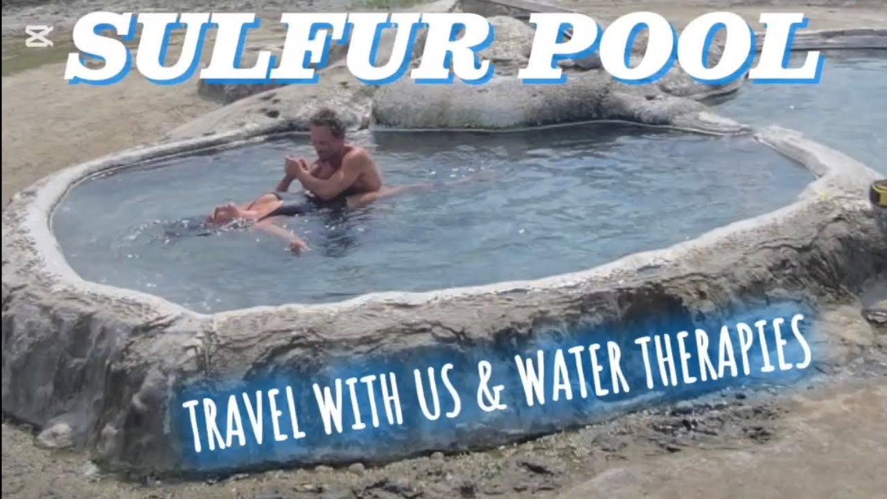 A short Water therapy session in a natural SULFUR POOL, Georgia.