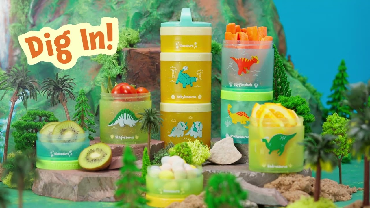 Dinosaur Snack Containers | Whiskware