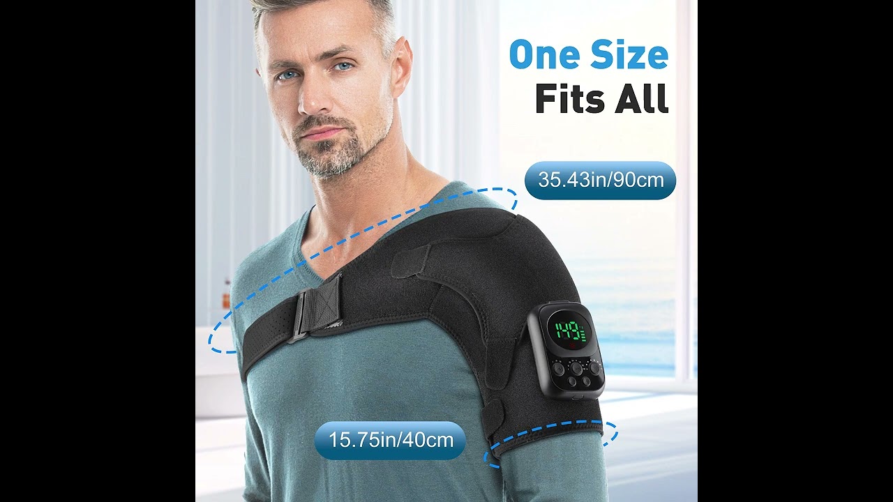 Hailicare Ultimate Smart Relief! Detachable Controller + App Control Shoulder Massager