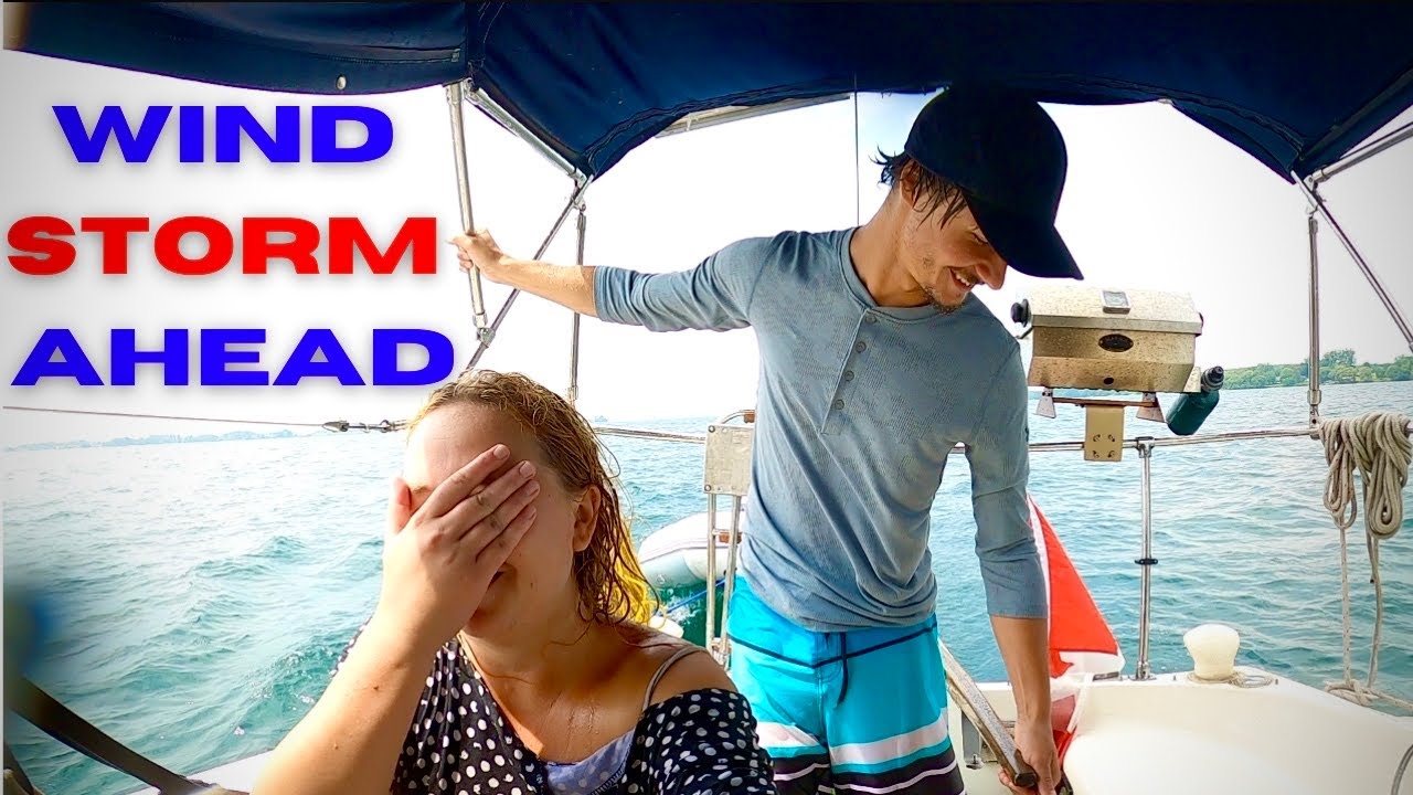 SAILING a WIND STORM on Lake Ontario 🌬💨  ⛵️