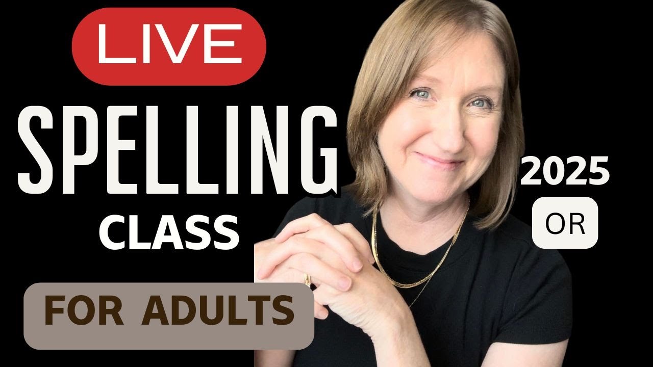 Learn to Spell FAST for Adults [LIVE] 2025 OR | Learn Spelling with April McMurtrey | #english