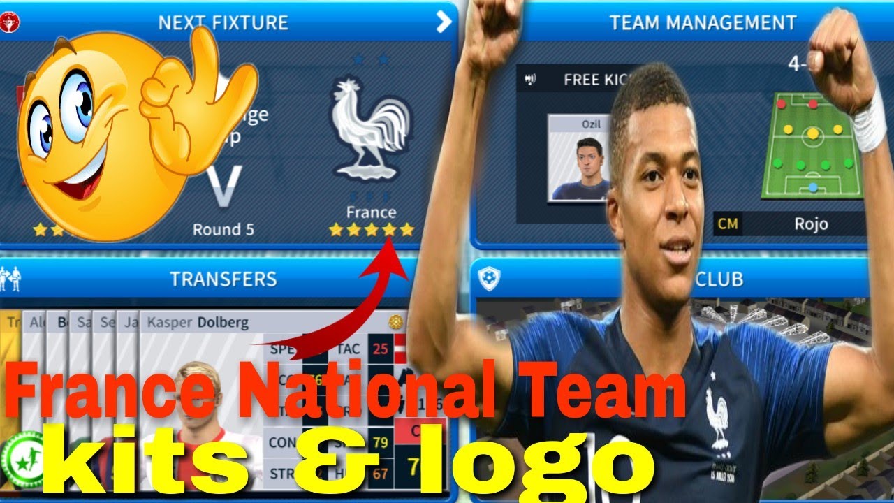 Dream Legaue Soccer 2019 | How to create France National Team Kits & Logo