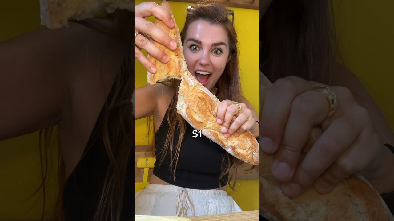 Only eating at bakeries for a full day in France! #foodie #shorts #france #eating #bakery #french