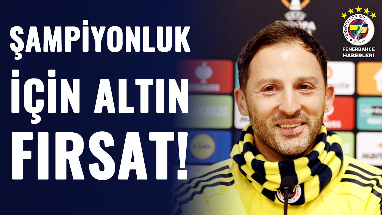 Fenerbahçe'de Şampiyonluk İçin Altın Fırsat!