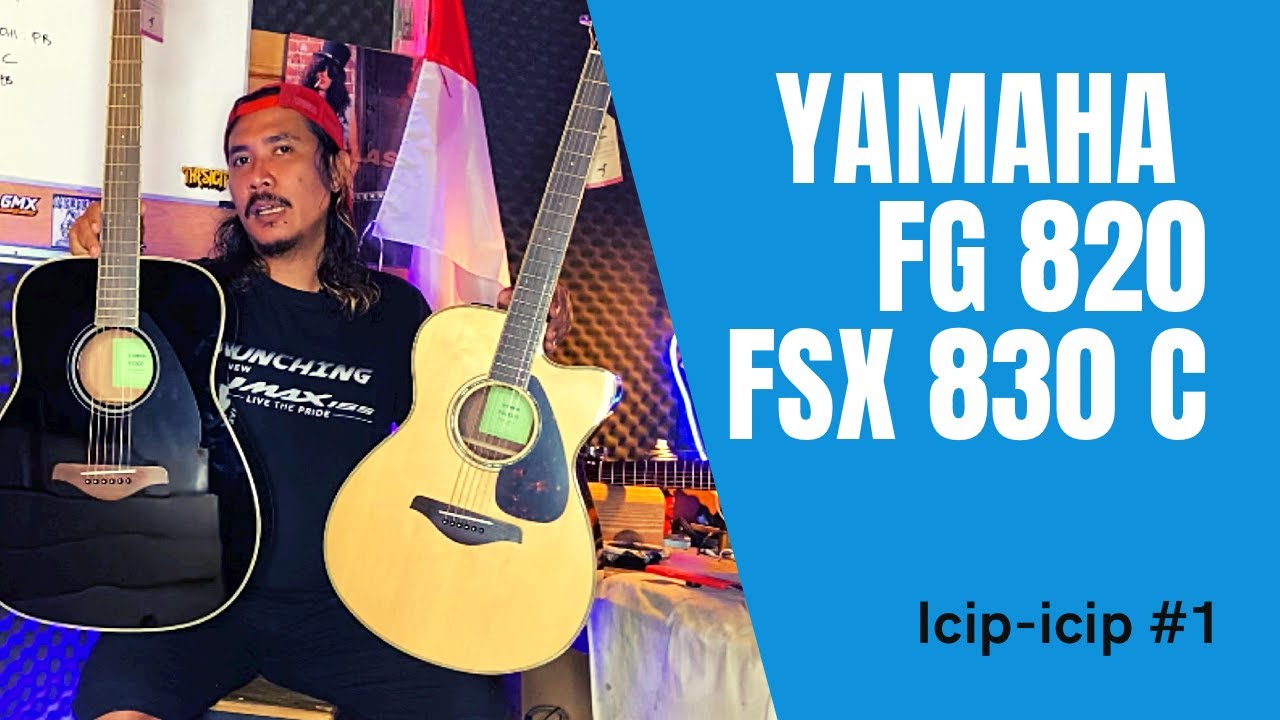 Unboxing 2 Gitar sekaligus Yamaha FSX 830 C dan Yamaha FG 820 - Filosofi Gitar