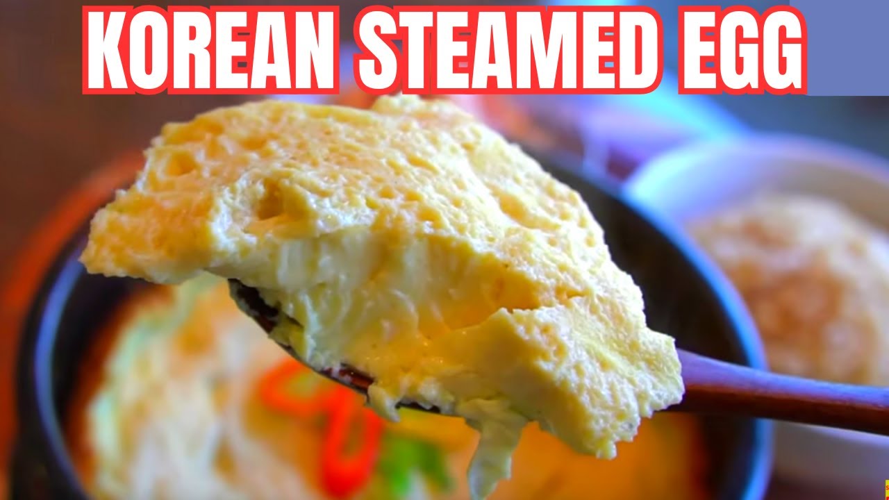 SO FLUFFY, it melts in your mouth! Korean Steamed Egg: Gyeran Jjim  [뚝배기 계란찜]