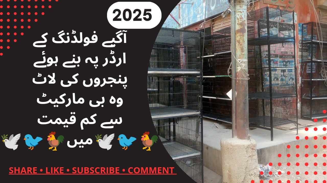 Jahangir slightly used cages to||at a lower price than the market||cageinformation