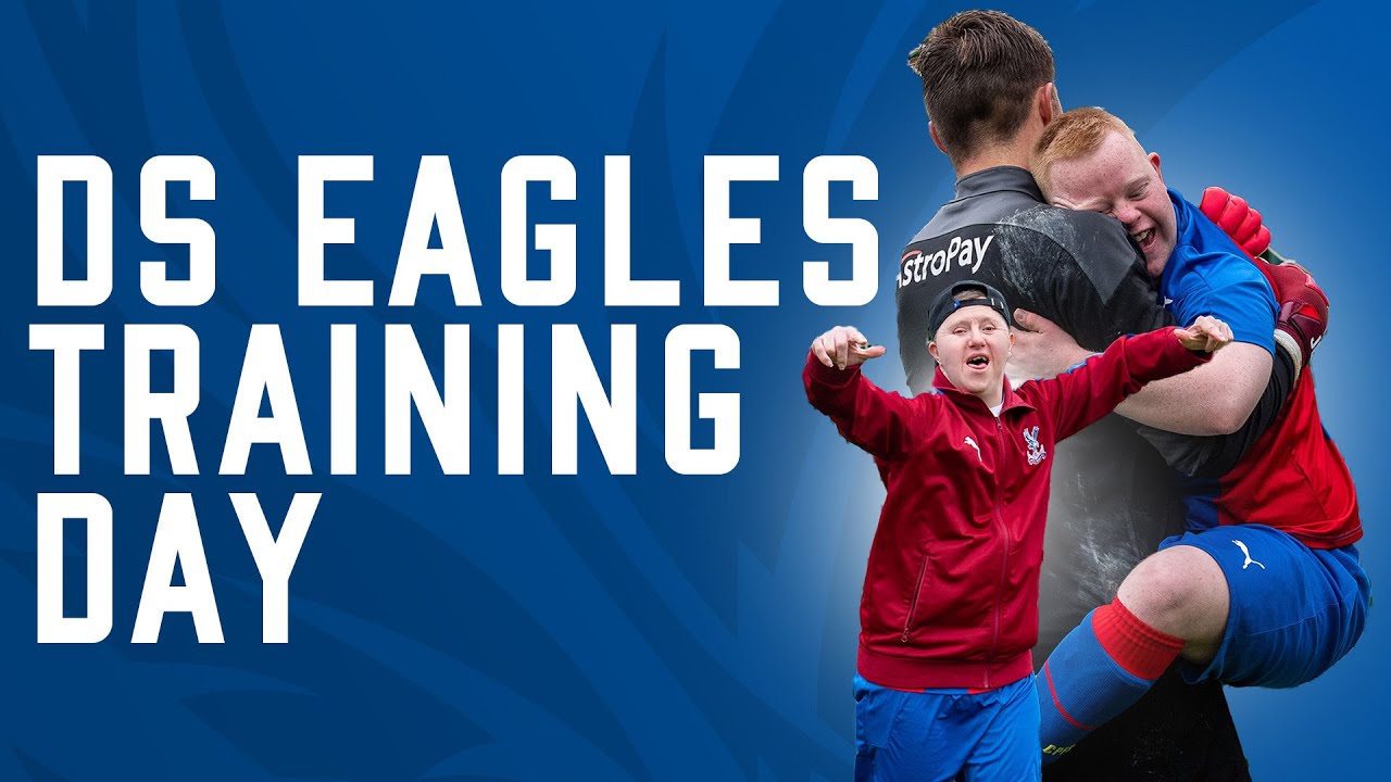 Palace's Down's Syndrome Eagles train with the first team!