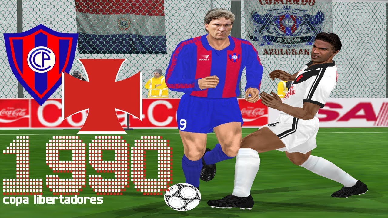 PES6: CERRO PORTEÑO x VASCO - COPA LIBERTADORES 1990