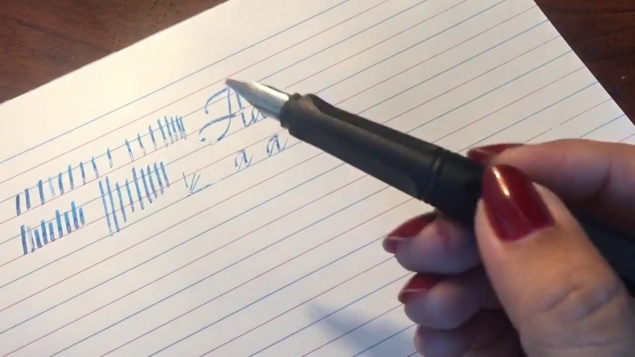 Italic Pen Writing Tips