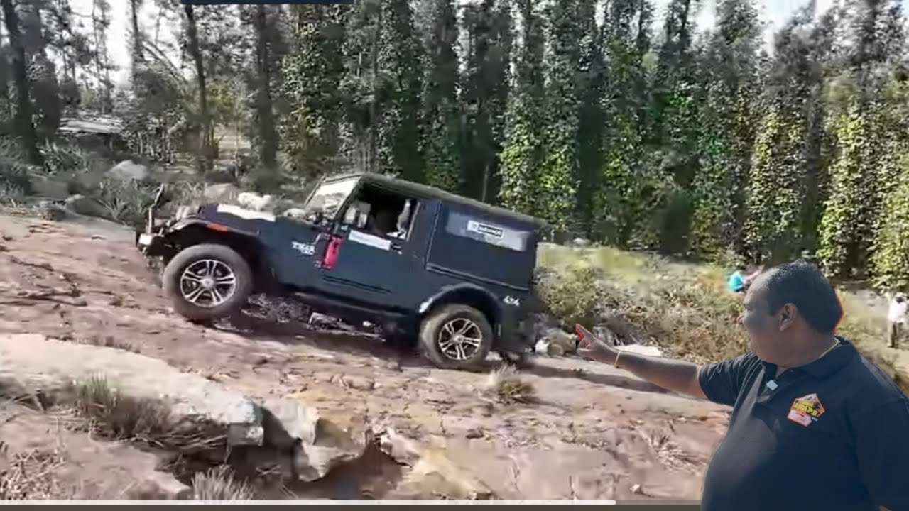 எப்படி கொல்லிமலையில் திரில்லிங்கான off-road பயணம் ?  - THAR OFFROAD IN KOLLI HILLS #mahindrathar